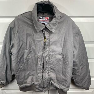 Walls FR Flame Resistant Insulated Quilted Work Wear Jacket Gray Men’s Large